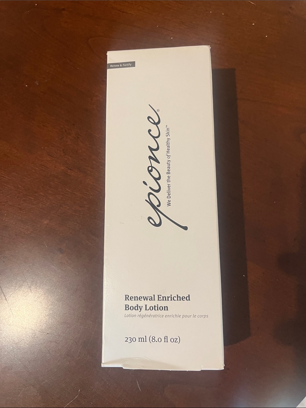 New but expired Epionce renewal enriched body lotion.